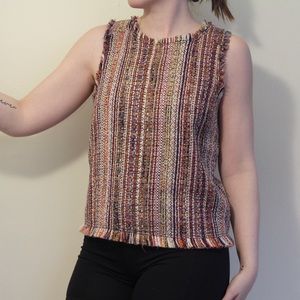 Maeve Colorful Woven Top